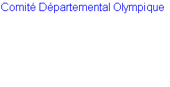 Comité Départemental Olympique 